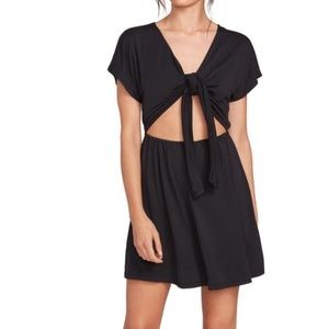 Volcom x Coco Ho Tie Front Mini Dress